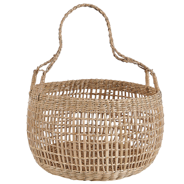 Korb aus Rattan mit Griff