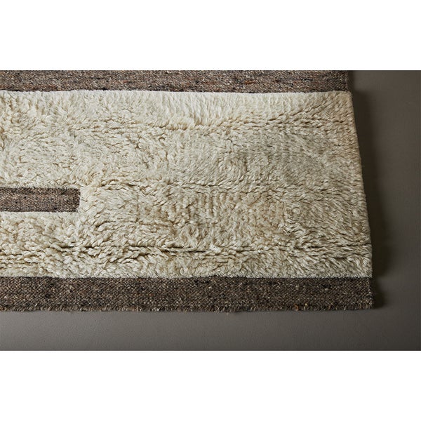 Vincent Teppich 300x202cm Weiß. 202 X 300 X 2 cm