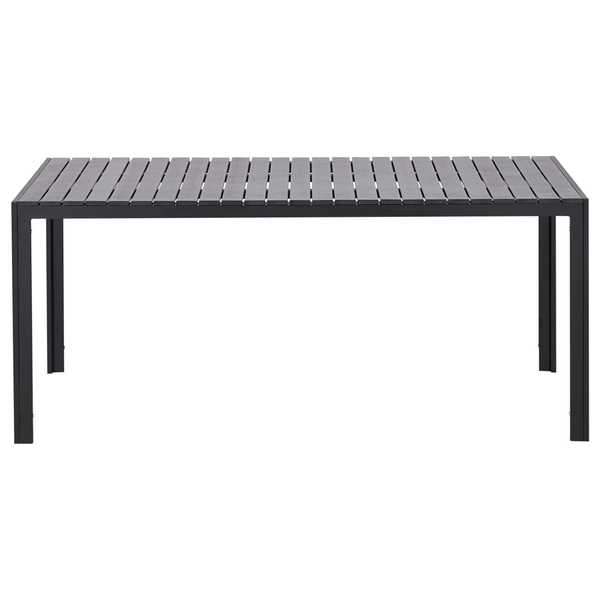 Gartenmöbel Set mit Bänken 6-Sitzer NARDO Schwarz