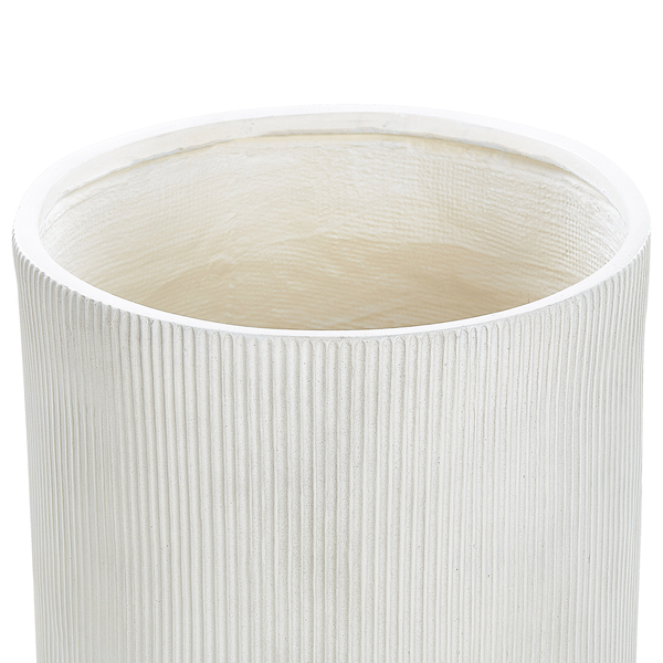 Blumenkübel OREOI 55 cm Cremeweiß