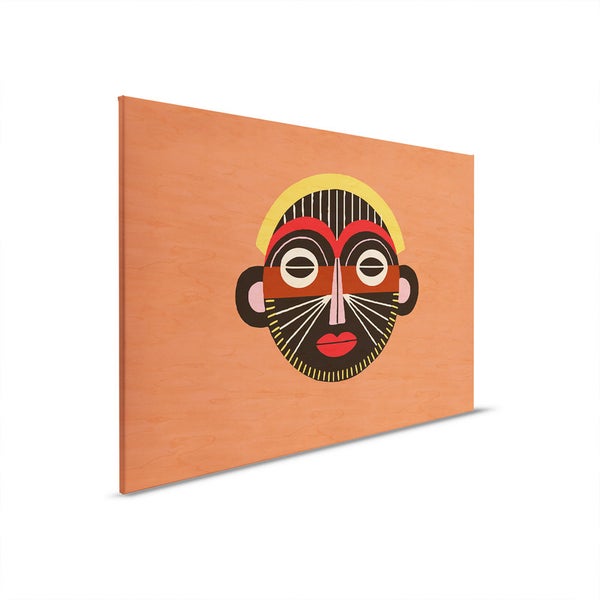 Dekorative Leinwand mit Gesichtsmotiv für Wandgestaltung