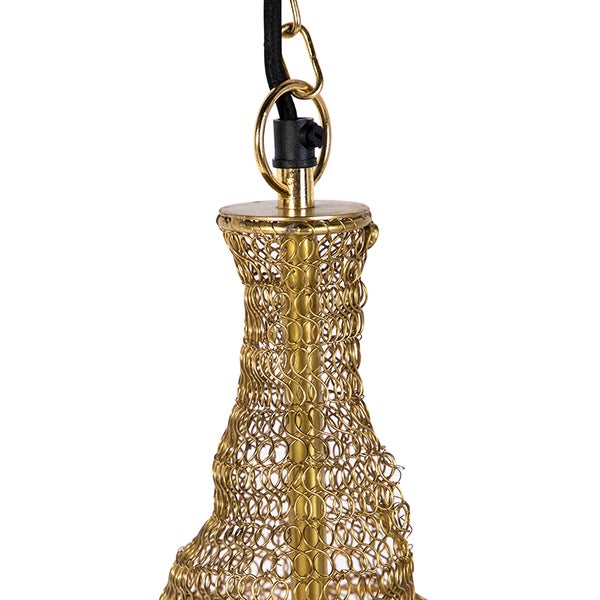 Orientalische Hängelampe Gold 30 cm - Nidum