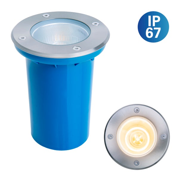Bodeneinbaustrahler mit Schutzart IP67
