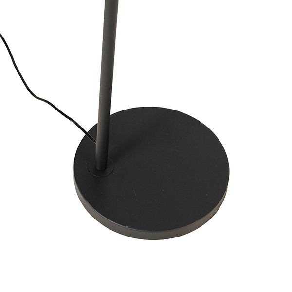 Moderne Bogenlampe schwarz mit gold - Arc Basic