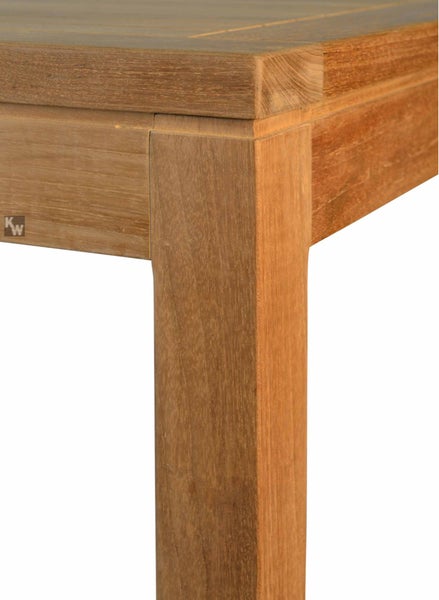 Teak Gartentisch 220 x 100 cm modern premium und wetterfest
