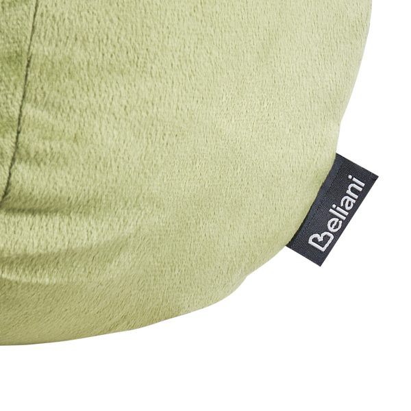 Beliani Kissen, Stoffdetail mit Beliani Logo