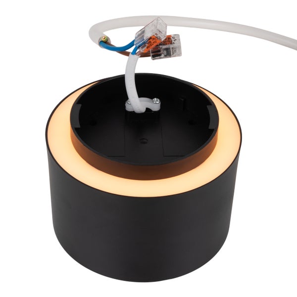 Schwarze Deckenleuchte