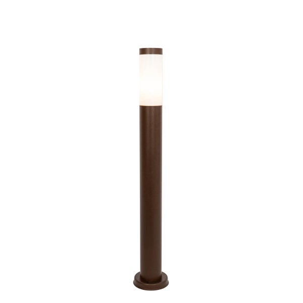 Außenlaterne rostbraun mit Opal 80 cm IP44 - Rox
