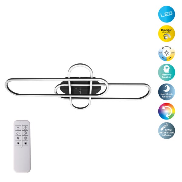 LED Deckenleuchte mit Fernbedienung