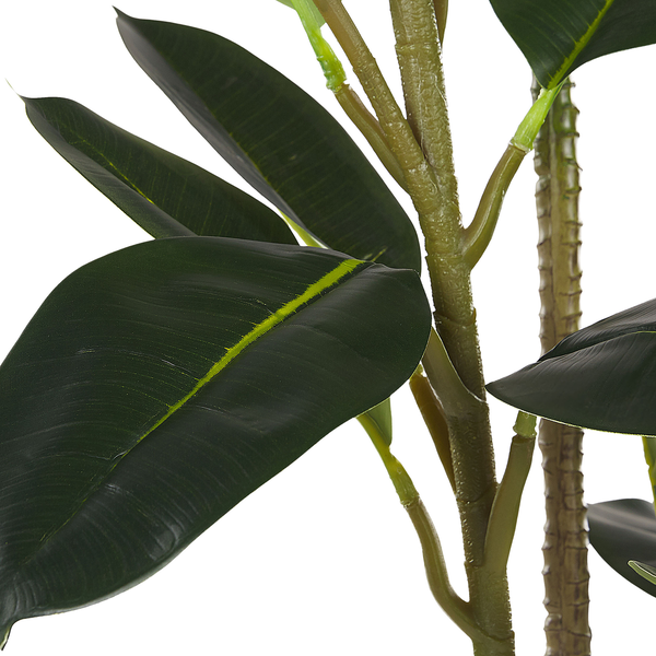 Kunstpflanze FICUS ELASTICA 134 cm Grün