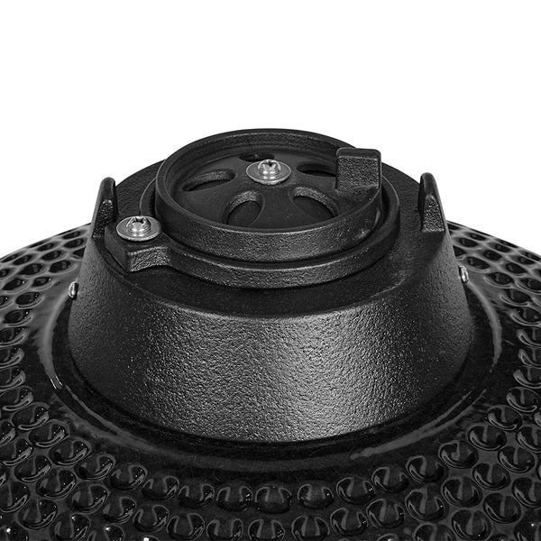 Kamado CL-29 Profi Keramik Grill Schwarz, Grilldurchmesser 72cm, Grillrostdurchmesser 62cm, BBQ Grillei Holzkohlegrill Grill Keramikgrill