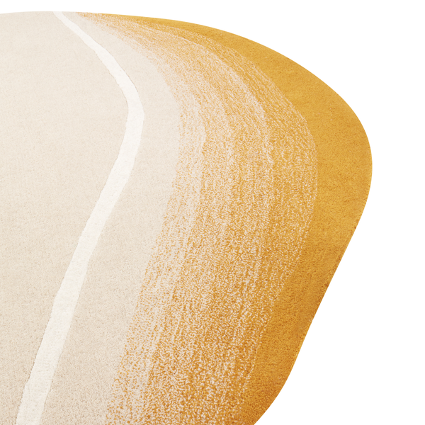 Teppich GRENADE Beige ø 140 cm Wolle