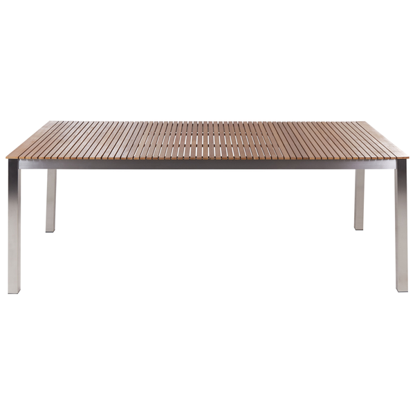 Gartentisch VIAREGGIO 200 cm 90 cm FSC® zertifiziertes Teakholz Braun