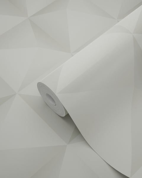 Origin Wallcoverings Tapete 3D Muster Hellgrau - 50 x 900 cm - 347958