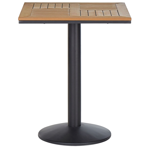 Outdoor Bistrotisch PALMI 60 cm 60 cm Holzoptik Braun