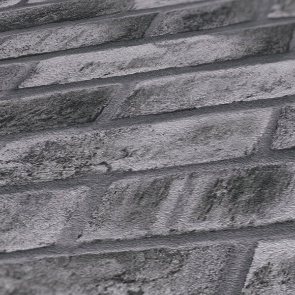 Nahaufnahme einer Tapete mit Steinoptik