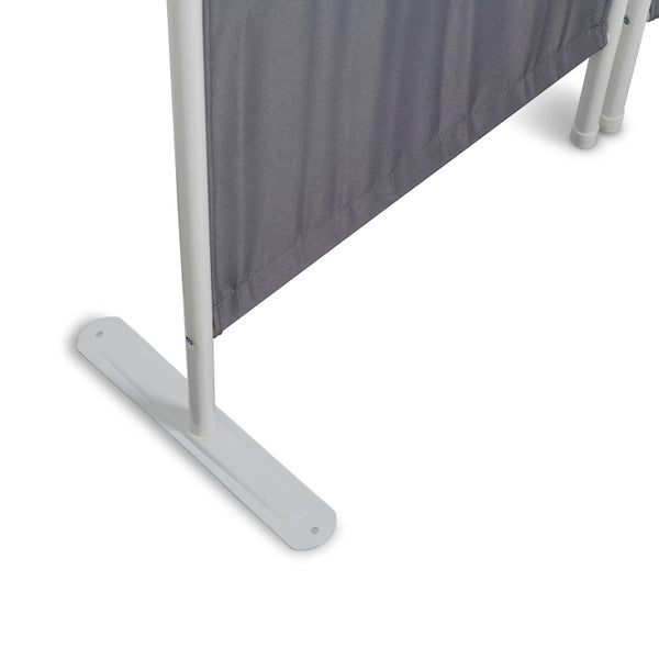 Paravent 3-teilig anthrazit, 165 x 30 x 154 cm