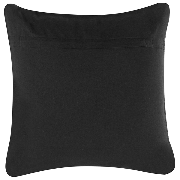 Dekokissen 2er Set KONNI Baumwolle 45 x 45 cm Grau ZickZack-Muster