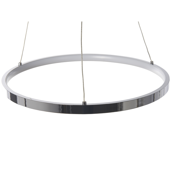 LED Hängeleuchte JORDAN Metall Silber
