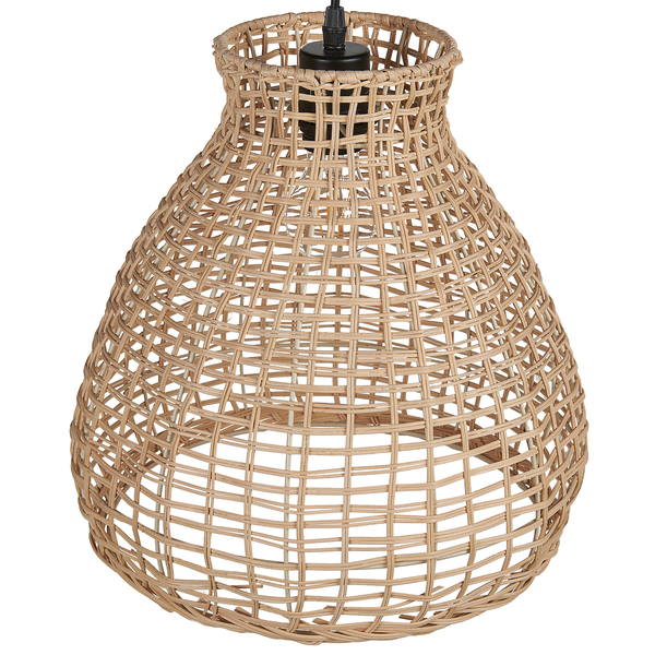 Pendelleuchte aus Rattan