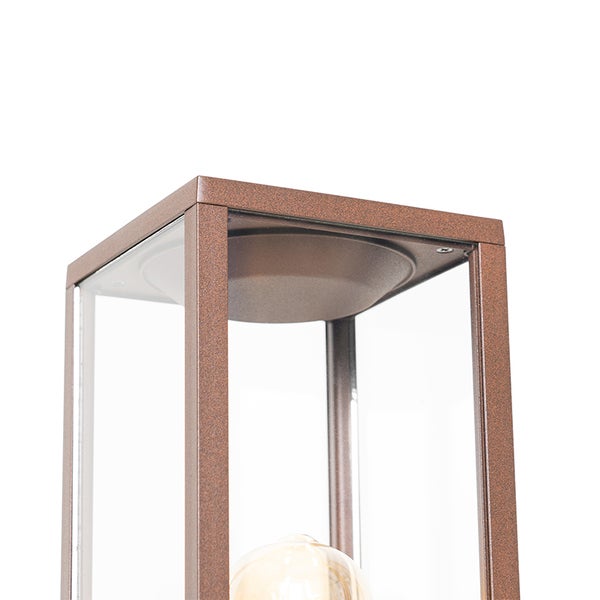 Industrielle stehende Außenlampe rostbraun 80 cm IP44 - Charlois