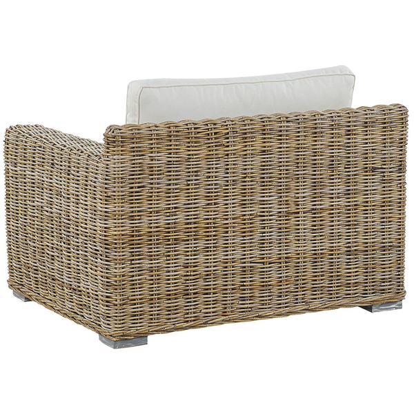 Gartensessel ARDEA Rattan Hellbraun
