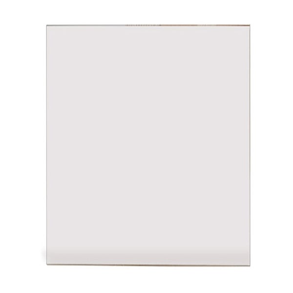 Transparente rechteckige Scheibe aus Glas oder Kunststoff für Bau- und Heimwerkerprojekte.