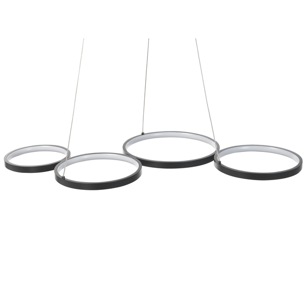 LED Hängeleuchte PIBOR Metall Schwarz
