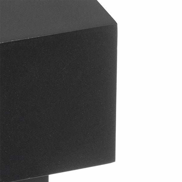 Industrielle stehende Außenlampe schwarz 35 cm IP44 - Baleno