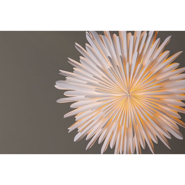 Papierstern Leuchte zur Dekoration