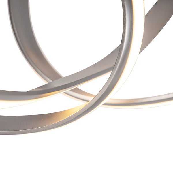 Design Pendelleuchte Stahl dimmbar inkl. LED - Viola Due