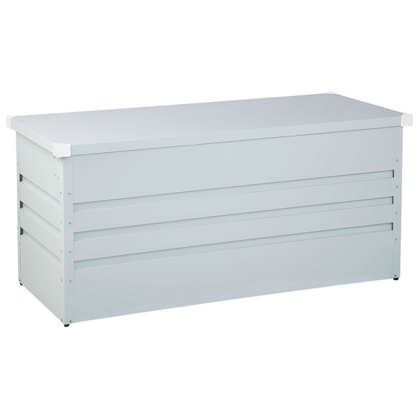 Aufbewahrungsbox CEBROSA Metall 132 cm 62 cm Hellgrau