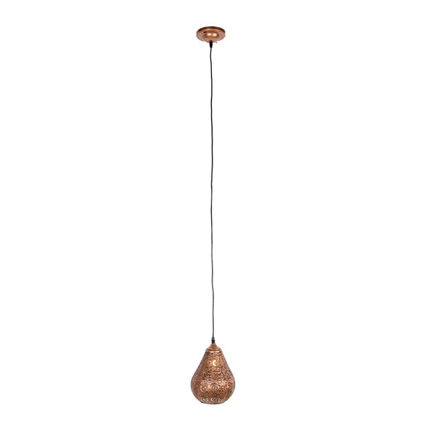 Orientalische Pendelleuchte Kupfer - Billa Dia
