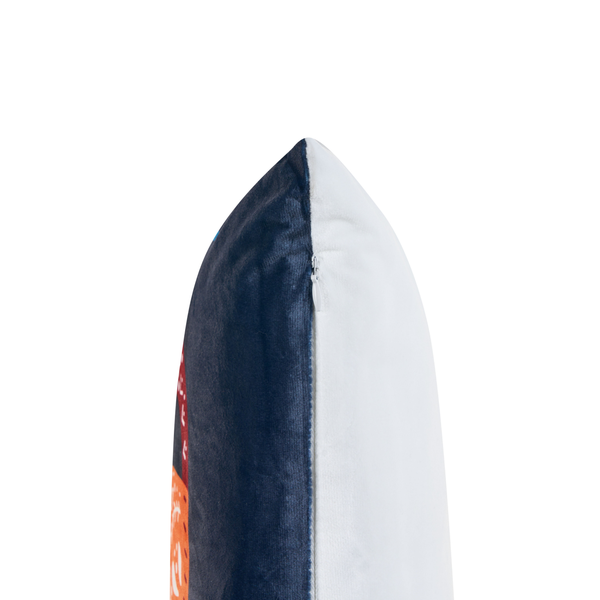 Dekokissen 2er Set FIRESPIKE Samtstoff 45 x 45 cm Dunkelblau