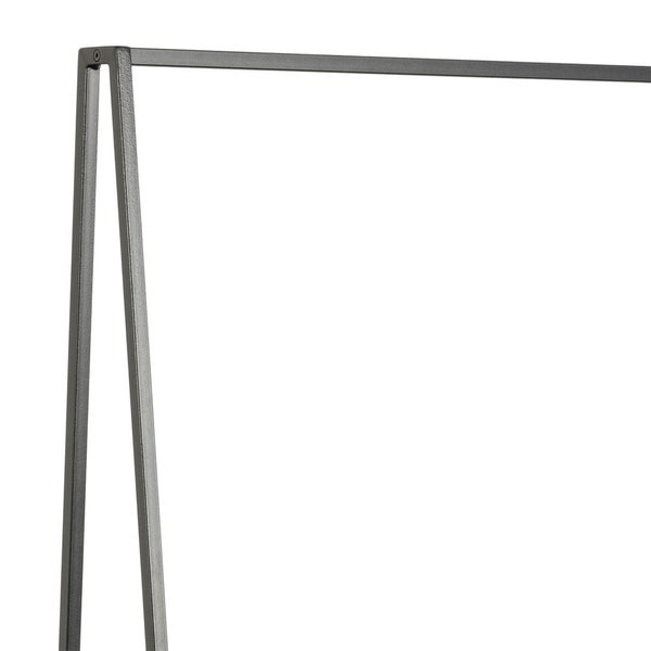 Seaford Garderobenständer 2 Regale schwarz. 77 X 37 X 165 cm