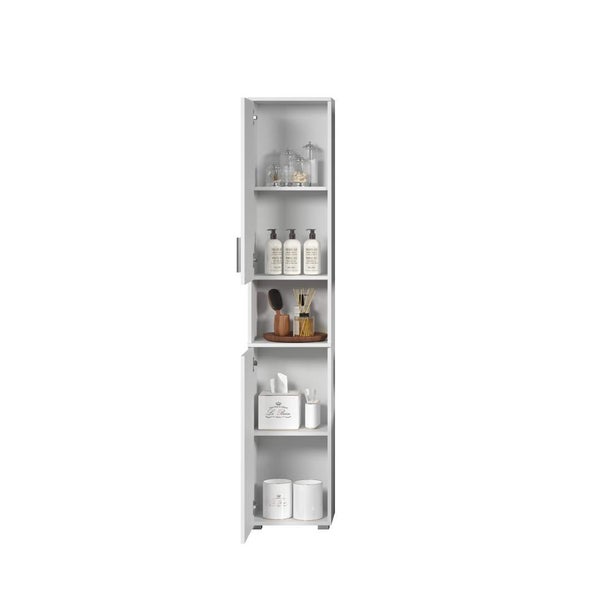 Wons Hochschrank Bad weiß Hochglanz. 37 X 31 X 192 cm