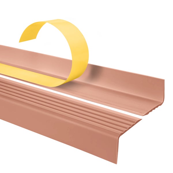 Treppenkantenprofil mit Klebestreifen zur Montage