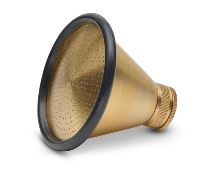 Brausekopf aus Messing für Gartenschlauch