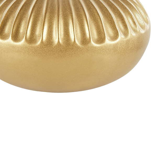 Dekovase CERCEI Steinzeug 20 cm Gold
