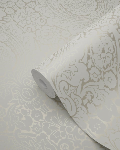 Origin Wallcoverings Tapete Ornamente Hellbeige - 53 cm x 10.05 m - 347329