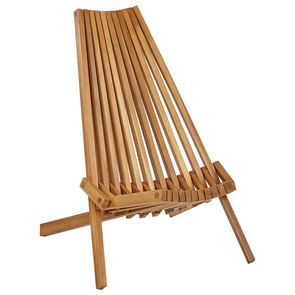 Gartenstuhl 2er Set BELLANO Akazienholz Braun