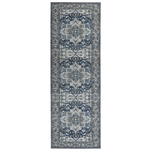 Teppich KOTTAR Blau 80 x 240 cm