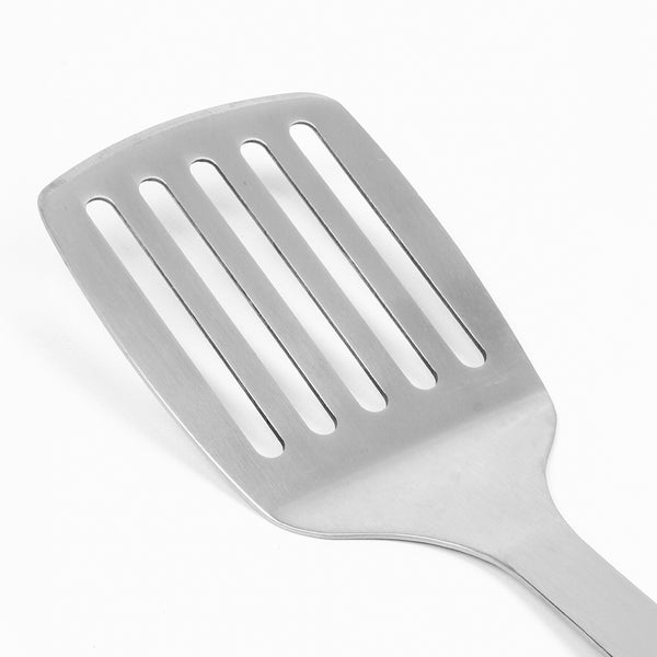 PATTON 3er Grillbesteck-Set mit Solid Grillzange, Grillwender und Fleischgabel - Länge 43cm - Edelstahl