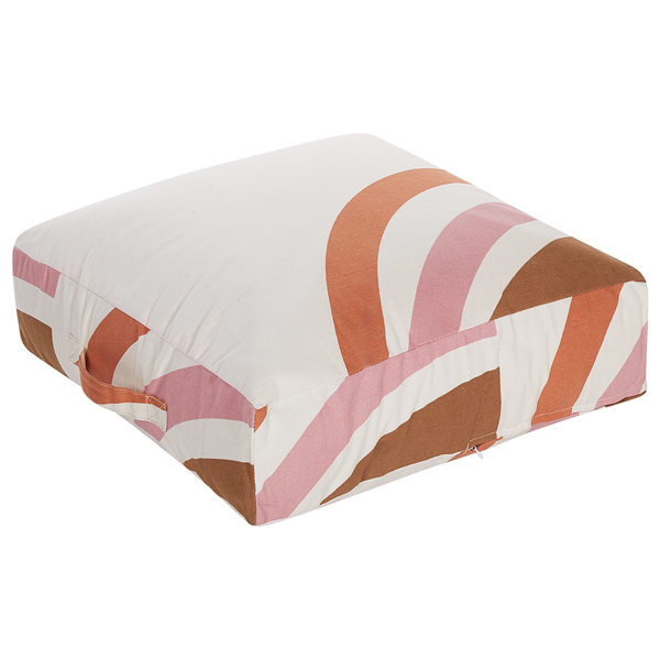 Pouf TEMARA Baumwolle Bunt 50 cm 50 cm 20 cm