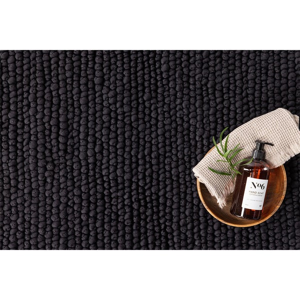 Wilmer Badematte 80x50cm schwarz. 50 X 80 X 2 cm