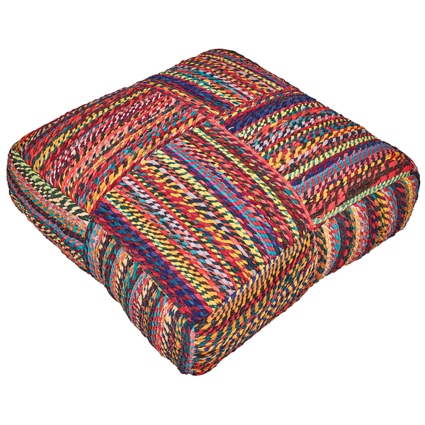 Pouf MEKHTAR Baumwolle Bunt 70 cm 70 cm 20 cm