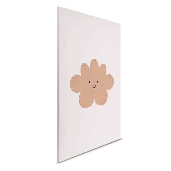 Leinwandbild mit Wolkenmotiv für Kinderzimmer