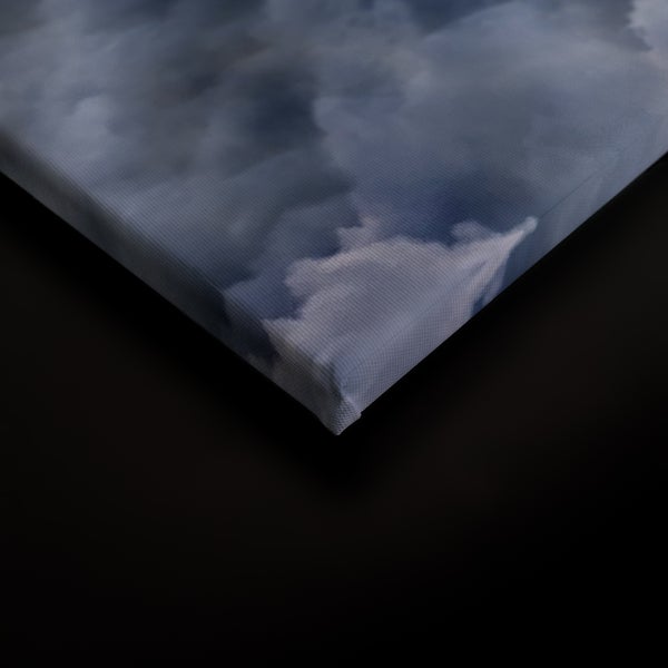 Wandbild auf Leinwand mit Wolkenmotiv in Nahaufnahme