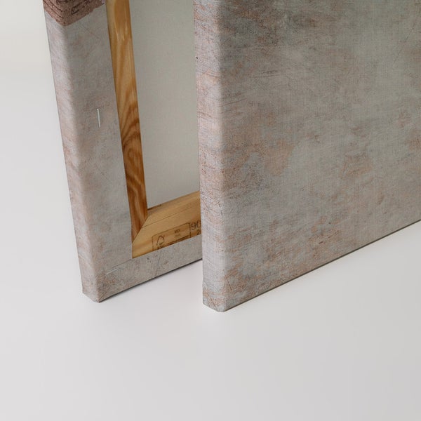 Leinwandbild mit Holzrahmen, Detailansicht