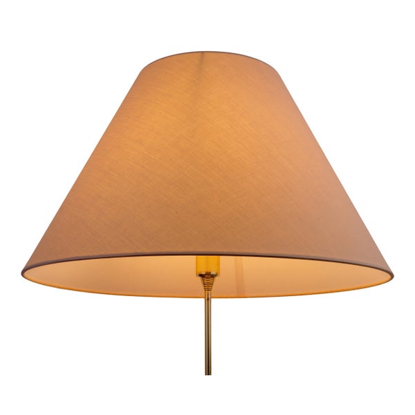 Stehlampe mit kegelförmigem Lampenschirm
